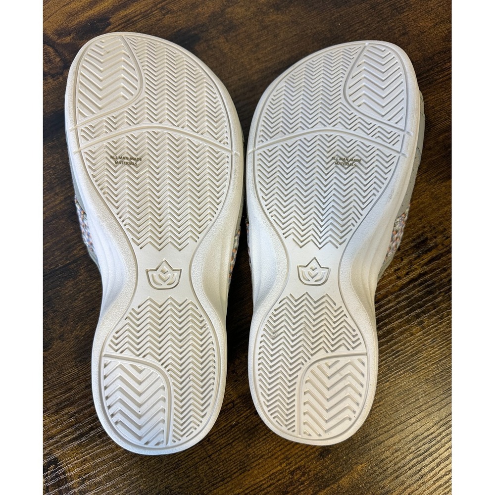 Spenco Women's Bonaire Orthotic Slide Sandals Checkered Cork Size 9 B Comfort - Picture 5 of 10